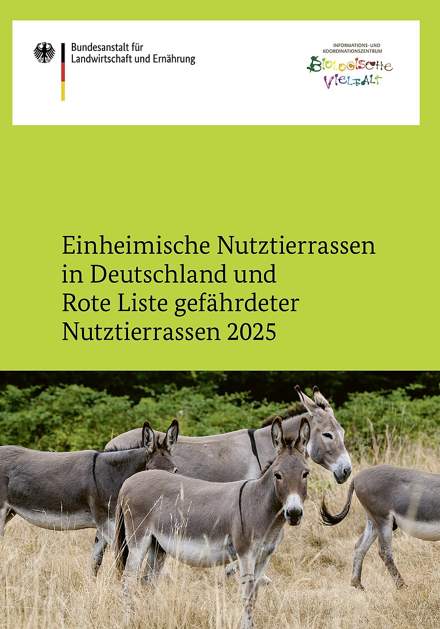 Titelseite der Broschüre Rote Liste 2025